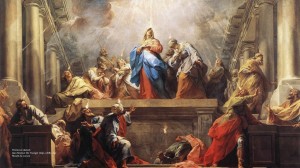 Pentecost (detail), Jean Restout the Younger (1692–1768), 1732; Musée du Louvre