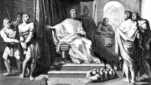 Parable of the Talents; 19th-century anonymous engraving