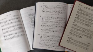 Some of the music books we use