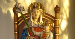 Image of Our Lady of Walsingham in the Basilica of the National Shrine