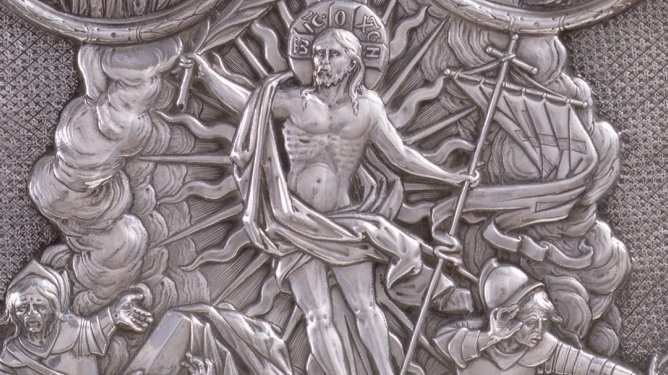 Renaissance silver book-cover